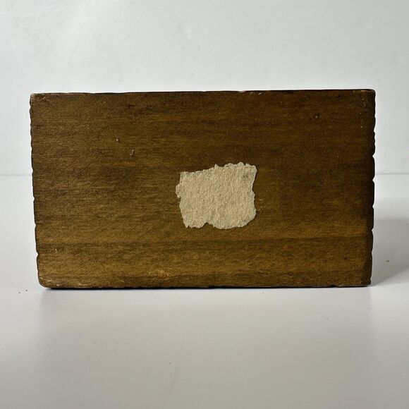 Vtg Wooden Carved 2 Deck Playing Card Box Hinged Heart Diamond Spade Club MCM - Picture 7 of 16